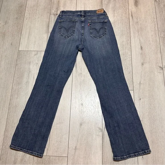 Levi’s 529 Curvy Bootcut Streetwear Mid-Rise Flattering Fit Wide Leg jeans 29x30 - Picture 8 of 11